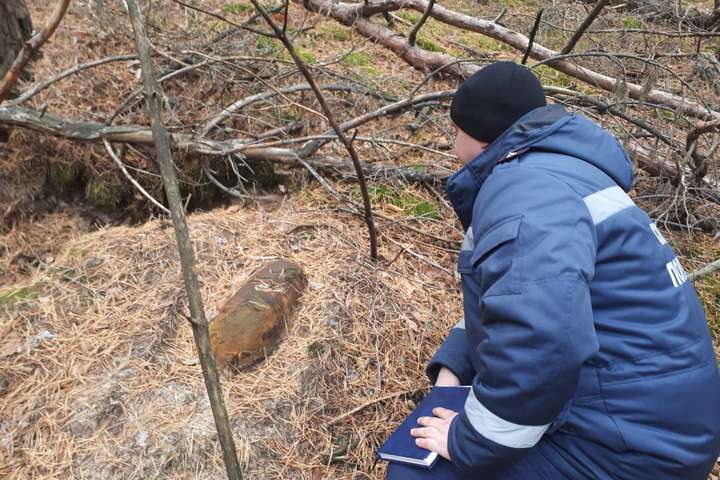 В Чорнобильській зоні знайшли бомбу