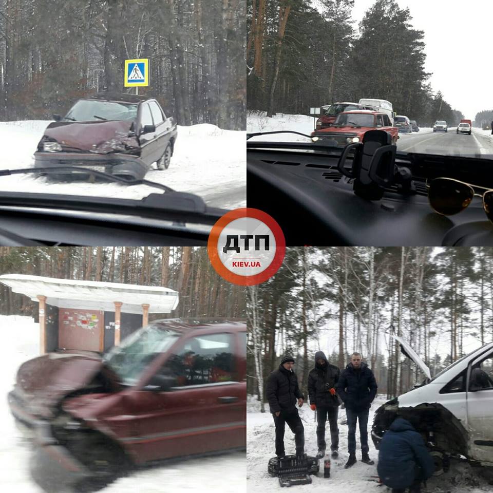 Під Києвом сталася масштабна ДТП