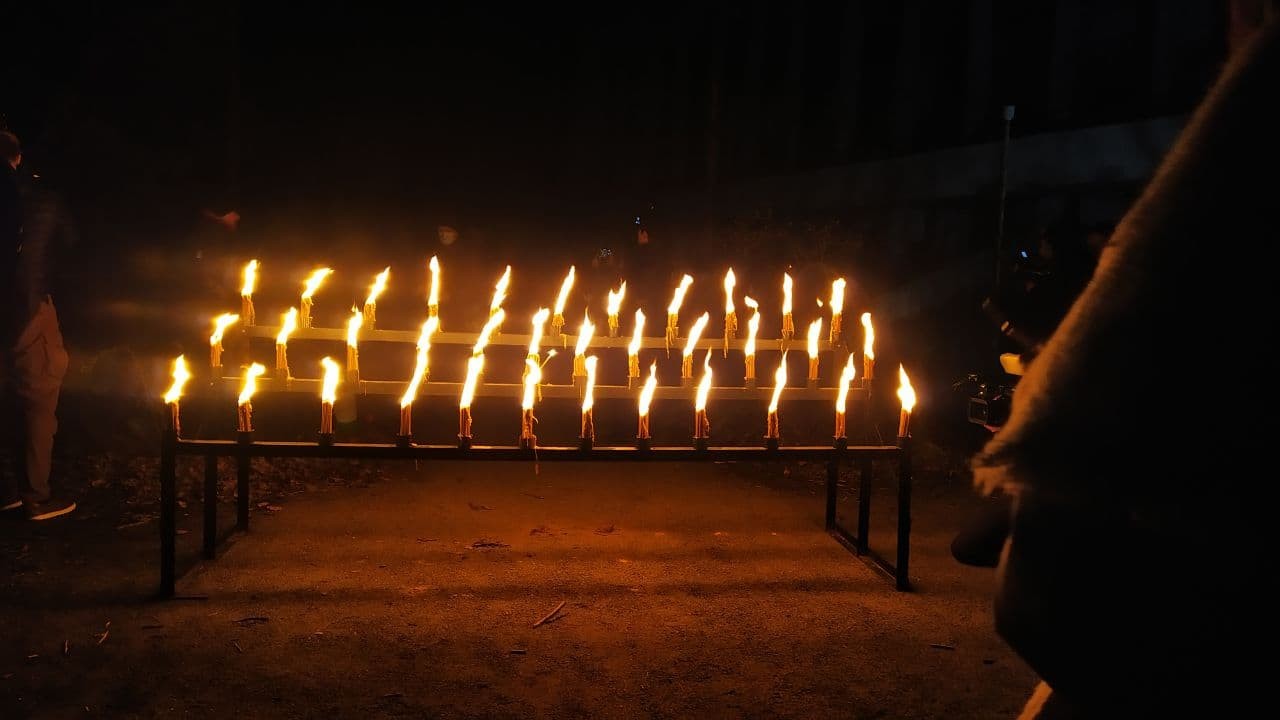 У Прип’яті вночі запалили свічки в пам’ять Чорнобильської катастрофи