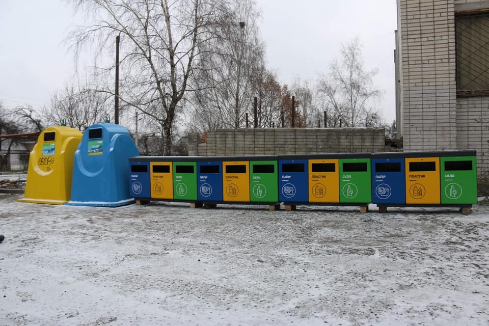 Школярів у Білій Церкві вчили сортувати сміття
