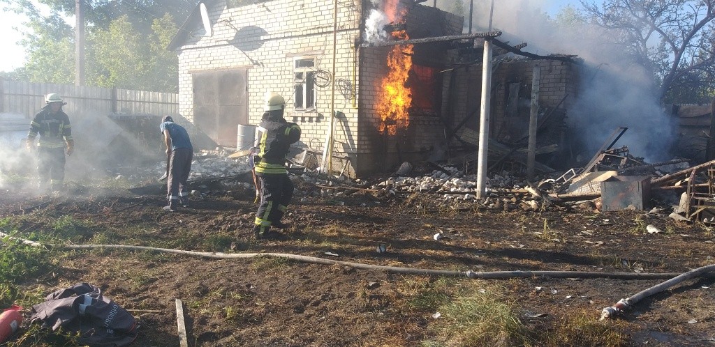 На Бориспільщині сталася пожежа зі смертельними наслідками (ВІДЕО)