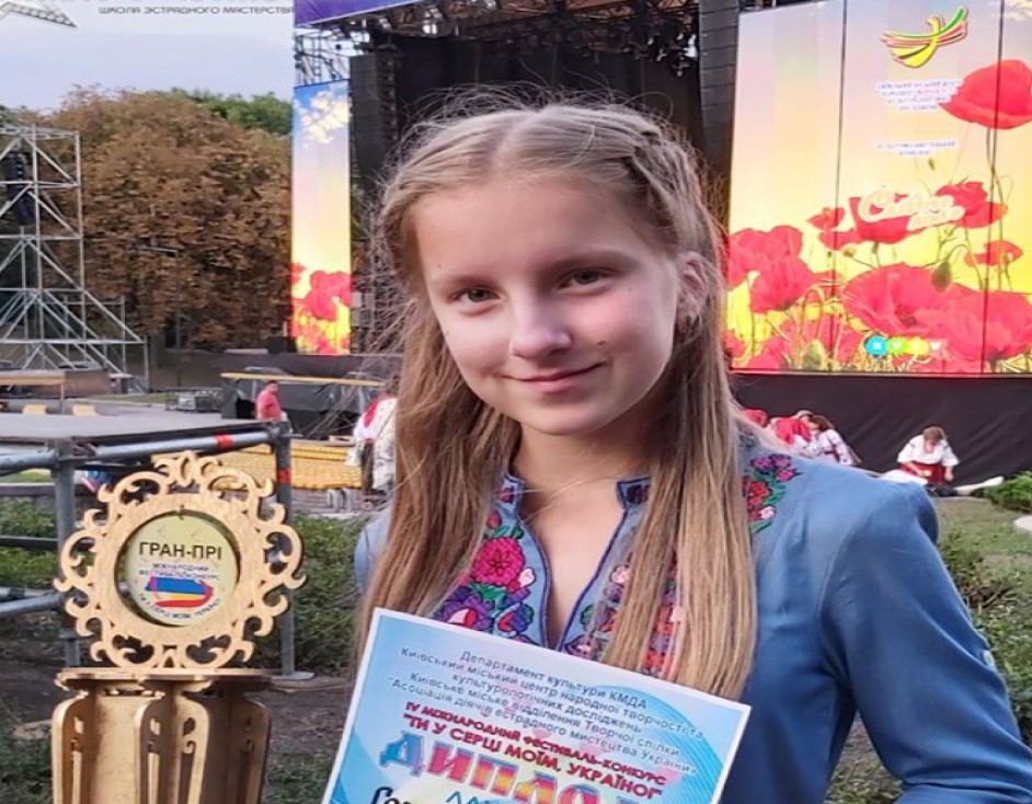Дівчина з Бучі виборола гран-прі в співочому конкурсі (ВІДЕО)