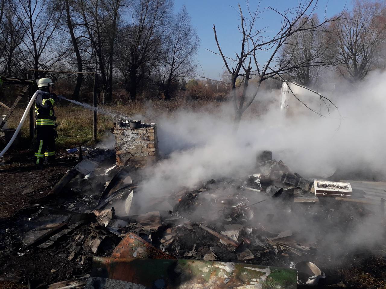 На Бориспільщині згоріла кухня