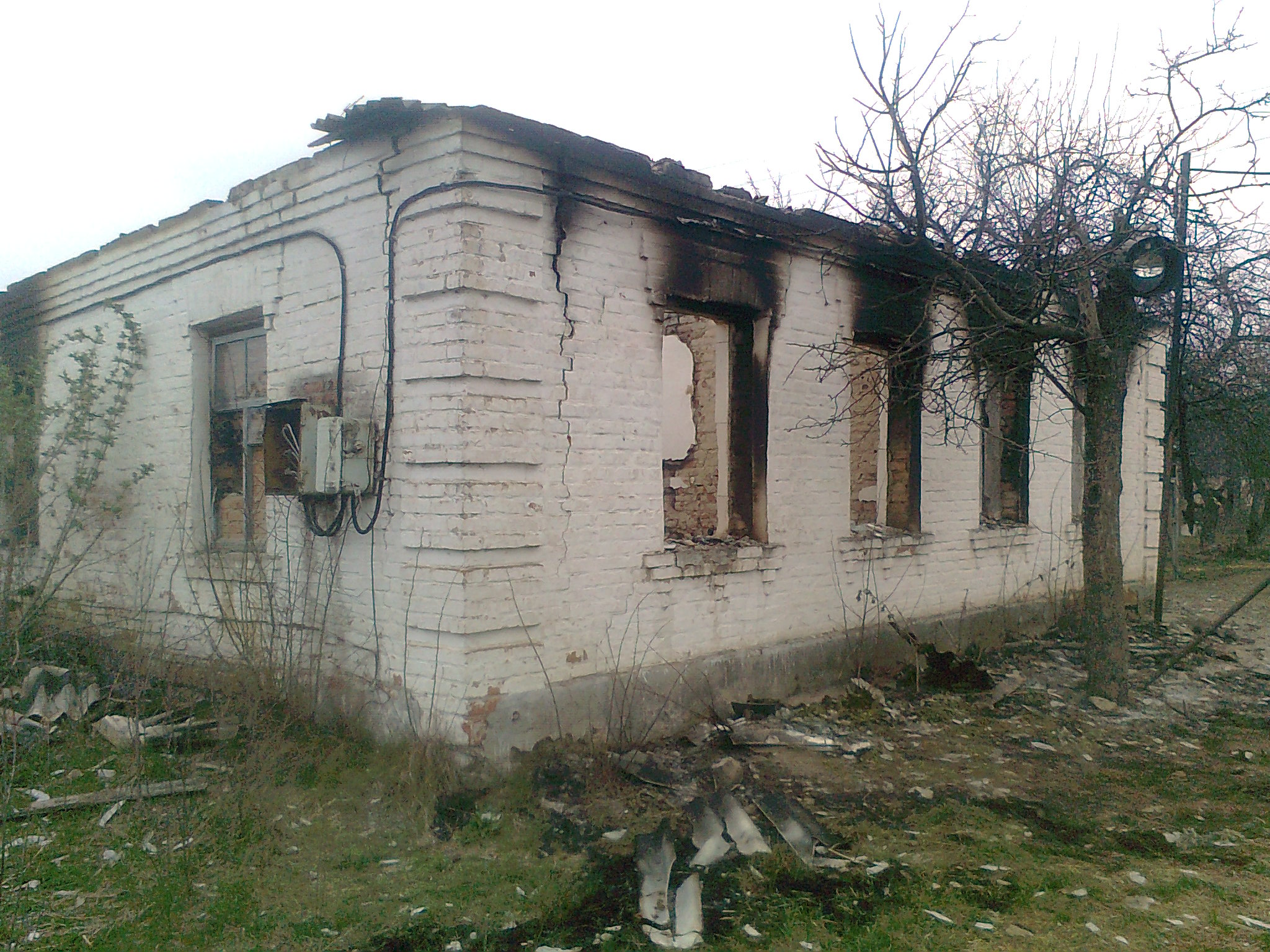 На Богуславщині під час гасіння пожежі рятувальники знайшли тіло чоловіка
