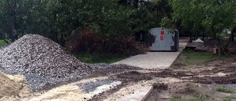 У Борисполі будують ще один сквер за півтора мільйона гривень