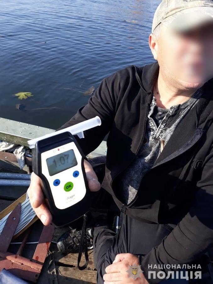 У акваторії Канівського водосховища водний патруль зупинив нетверезих водіїв