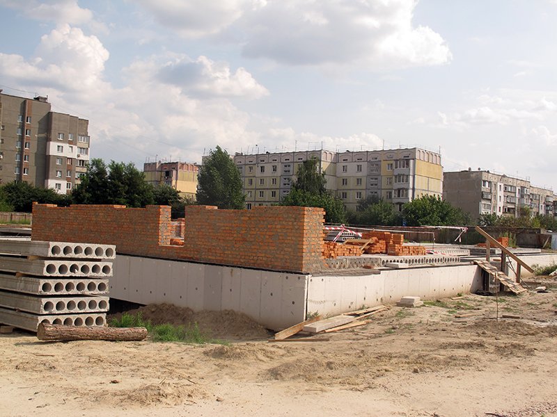 У Борисполі "заморозилось" будівництво дитячого садочка (ФОТО)