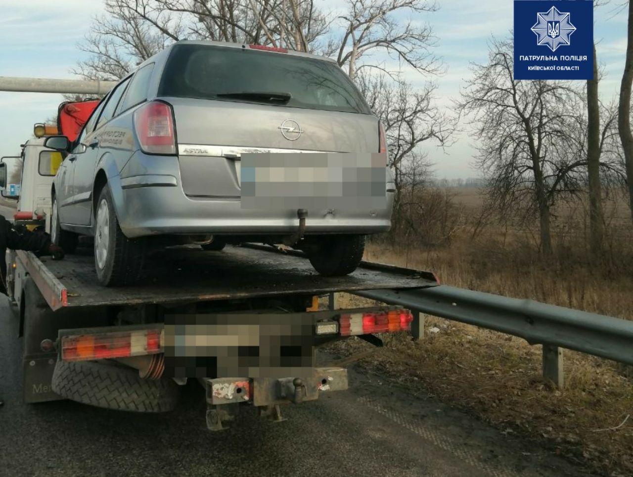 На Київщині затримали захмелілого гонщика