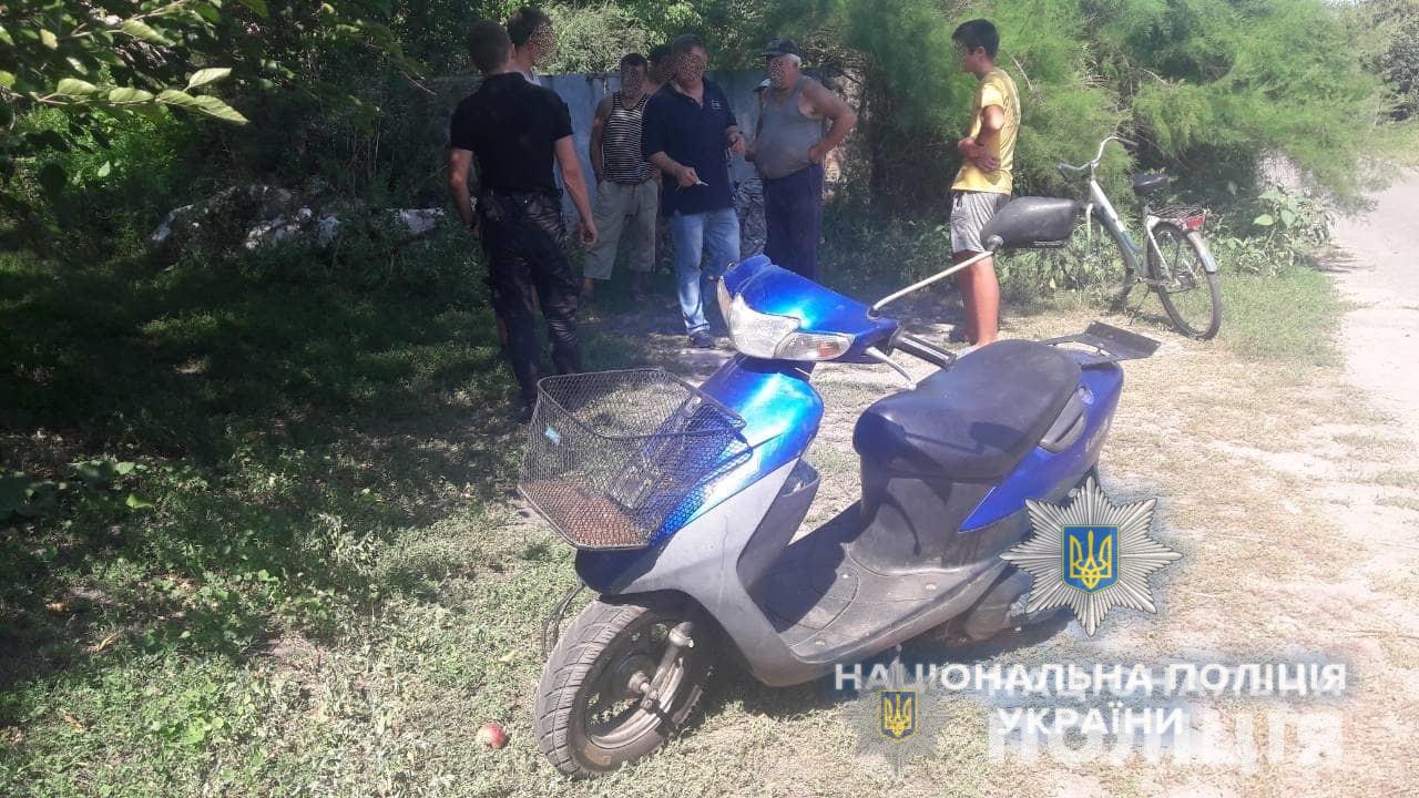 У Фастові затримали п’яного викрадача моторолера