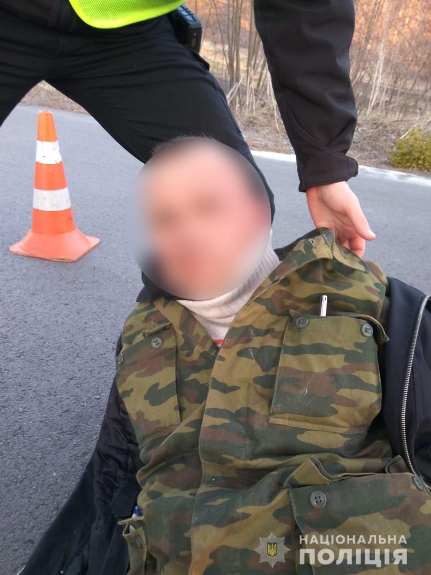 В Обухівському районі правоохоронці за лічені хвилини спіймали грабіжника